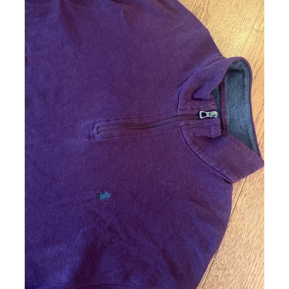 Polo Ralph Lauren 1/4 Zip Pullover Mens XXL Maroon Pony Logo Golf Preppy
